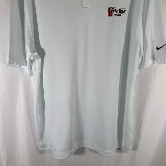 Ketel One Nike Golf Polo Men's XL Light Blue Short Sleeve Collared Dri Fit - Picture 3 of 13
